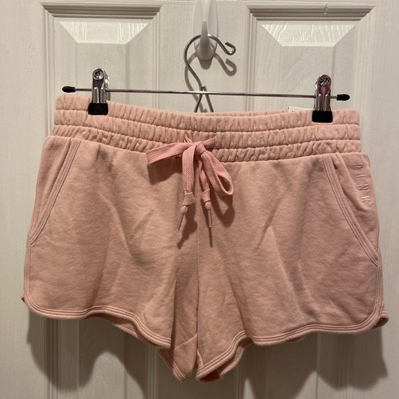 NWT Victoria’s Secret PINK Blush Pink Pocket Varsity Shorts - Picture 1 of 16